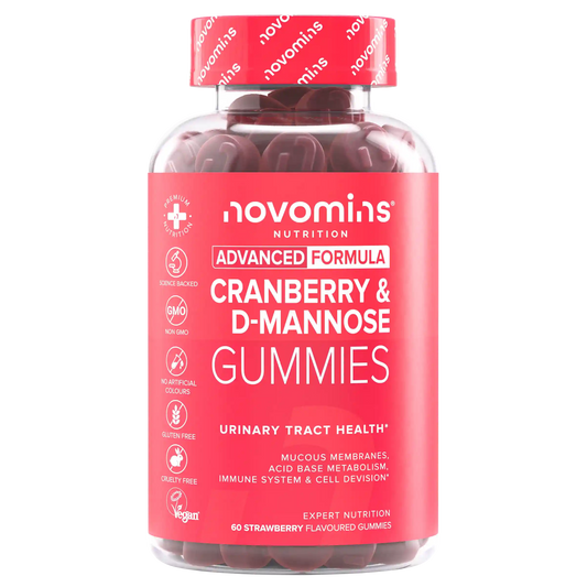 vegan and gluten free cranberry and d mannose gummies for the urinary tract infections