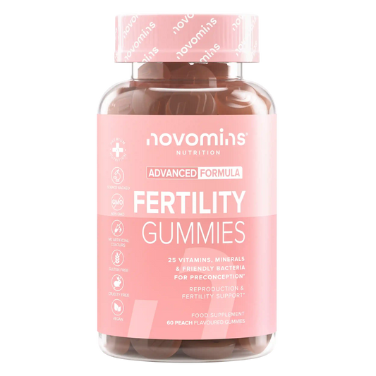 Novomins Fertility Supplements for Women Trying to Conceive with Advanced Formula with 26 Vitamins, Minerals and Friendly Bacteria for Preconception