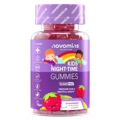 Bottle of Novomins Kids Night-Time Gummies